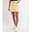 Saia-de-Sarja-Feminina-Curta-com-Botoes-e-Cinto--Amarela-9961228-Amarelo_1