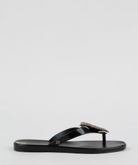 Rasteirinha-Feminina-Zaxy-Daisy-com-Flor-Preta-9959912-Preto_3