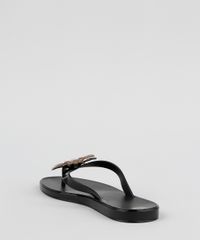 Rasteirinha-Feminina-Zaxy-Daisy-com-Flor-Preta-9959912-Preto_4
