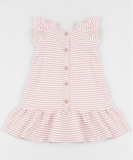 Vestido-Infantil-Canelado-Estampado-Listrado-com-Babado-e-Botoes-Rosa-9942846-Rosa_1