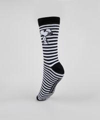 Meia-Feminina-Snoopy-Cano-Alto-Estampada-Listrada-Branca-9957620-Branco_2