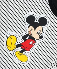 Camiseta-Infantil-Mickey-Estampada-Listrada-com-Botoes-Manga-Curta-Preta-9958287-Preto_4