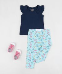 Calca-Legging-Infantil-Estampada-de-Borboletas--Azul-9958879-Azul_3