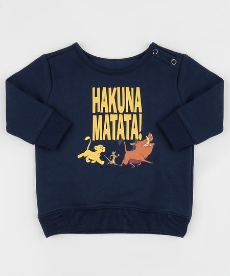 Blusao-de-Moletom-Infantil--Hakuna-Matata---O-Rei-Leao-Manga-Curta--Azul-Marinho-9960098-Azul_Marinho_1 Blusao-de-Moletom-Infantil--Hakuna-Matata---O-Rei-Leao-Manga-Curta--Azul-Marinho-9960098-Azul_Marinho_1