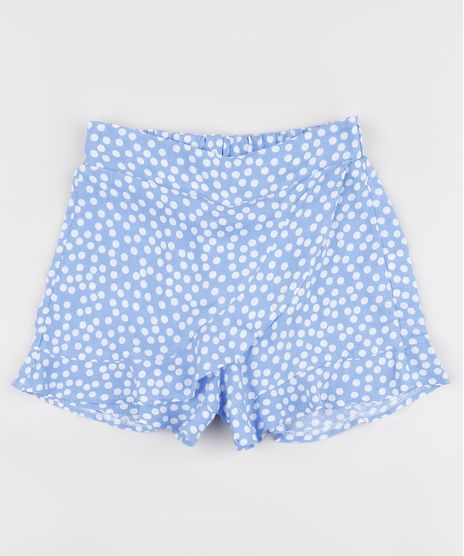 Short-Saia-Infantil-Estampado-de-Poa--Azul-9963619-Azul_1