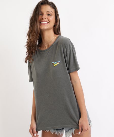 Blusa-Feminina-Mulher-Maravilha-Manga-Curta-Decote-Redondo-Chumbo-9959537-Chumbo_1