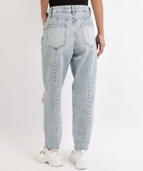 calça baggy destroyed