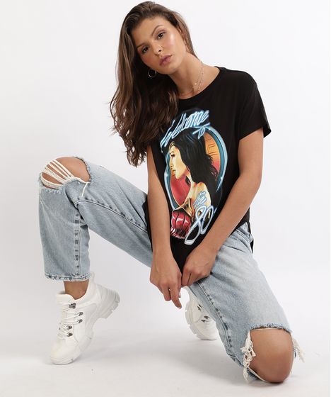 calça baggy destroyed