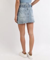Saia-Jeans-Feminina-Curta-com-Cinto-e-Barra-a-Fio-Azul-Claro-9961230-Azul_Claro_2