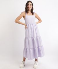 Vestido-Feminino-Mindset-Midi-Estampado-Xadrez-Vichy-com-Recortes-Alca-Media-com-Laco-Lilas-9963101-Lilas_1