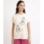 T-Shirt-Feminina-Mindset-com-Bordado-de-Rostos-Manga-Curta-Decote-Redondo-Bege-Claro-9963120-Bege_Claro_1