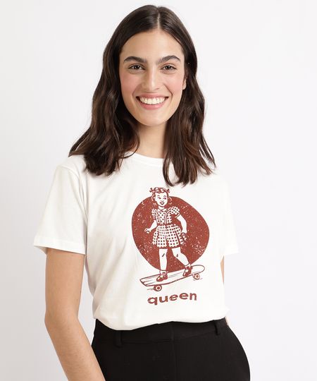 T-Shirt-Feminina-Mindset--Queen--Manga-Curta-Decote-Redondo-Off-White-9963123-Off_White_1 T-Shirt-Feminina-Mindset--Queen--Manga-Curta-Decote-Redondo-Off-White-9963123-Off_White_1