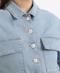 Jaqueta-Jeans-Feminina-Mindset-Cropped-com-Bolsos-e-Elastico-Azul-Claro-9963209-Azul_Claro_4