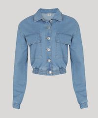 Jaqueta-Jeans-Feminina-Mindset-Cropped-com-Bolsos-e-Elastico-Azul-Claro-9963209-Azul_Claro_5