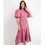 Vestido-Feminino-Mindset-Midi-com-Recortes-e-Cinto-Manga-Bufante-Rosa-9964132-Rosa_1