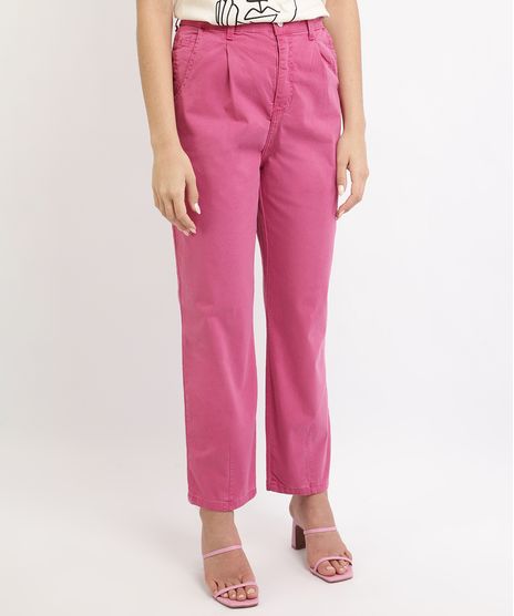 Calca-de-Sarja-Feminina-Mindset-Carrot-Cintura-Alta-Pink-9967308-Pink_1