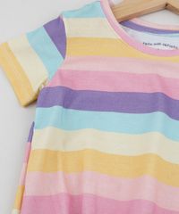 Blusa-Infantil-Estampada-Listrada-com-No-Decote-Redondo-Manga-Curta-Multicor-9961373-Multicor_4