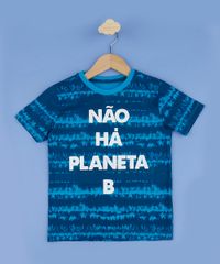 Camiseta-Infantil--Nao-ha-Planeta-B--Estampada-Tie-Dye-Manga-Curta--Azul-9961425-Azul_2