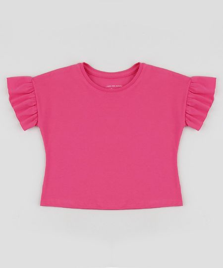Blusa-Infantil-Basica-Decote-Redondo-Manga-Curta-com-Babado-Pink-9961485-Pink_1