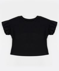 Blusa-Infantil-Basica-Decote-Redondo-Manga-Curta-com-Babado-Preta-9961485-Preto_1