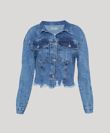 Jaqueta-Jeans-Feminina-Cropped-Marmorizada-com-Bolsos-e-Barra-Desfiada-Azul-Medio-9960254-Azul_Medio_1 Jaqueta-Jeans-Feminina-Cropped-Marmorizada-com-Bolsos-e-Barra-Desfiada-Azul-Medio-9960254-Azul_Medio_1