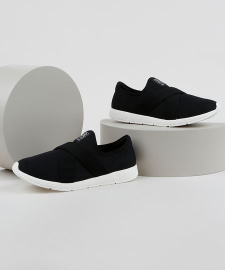Tenis-Feminino-Bebece-Knit-Esportivo-com-Elastico-Cruzado-Preto-9957983-Preto_1 Tenis-Feminino-Bebece-Knit-Esportivo-com-Elastico-Cruzado-Preto-9957983-Preto_1