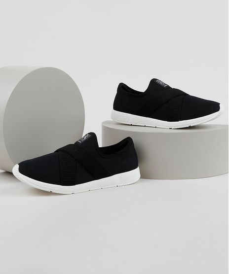 Tenis-Feminino-Bebece-Knit-Esportivo-com-Elastico-Cruzado-Preto-9957983-Preto_1