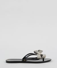 Rasteirinha-Feminina-Zaxy-Star-com-Laco-Metalizado-Preta-9959909-Preto_2