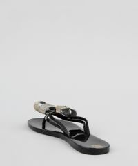Rasteirinha-Feminina-Zaxy-Star-com-Laco-Metalizado-Preta-9959909-Preto_4