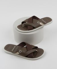 Chinelo-Masculino-Cartago-com-Tiras-Cruzadas-Marrom-9958908-Marrom_1