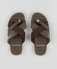 Chinelo-Masculino-Cartago-com-Tiras-Cruzadas-Marrom-9958908-Marrom_2