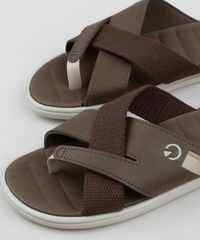 Chinelo-Masculino-Cartago-com-Tiras-Cruzadas-Marrom-9958908-Marrom_3
