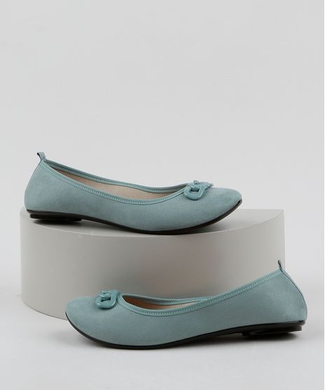 Sapatilha-de-Suede-Feminina-Moleca-Bico-Redondo-com-Corrente-Azul-Claro-9963521-Azul_Claro_1