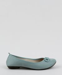 Sapatilha-de-Suede-Feminina-Moleca-Bico-Redondo-com-Corrente-Azul-Claro-9963521-Azul_Claro_2