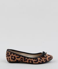 Sapatilha-Feminina-Moleca-Bico-Redondo-Estampada-Animal-Print-Onca-com-Laco-Marrom-9963522-Marrom_2