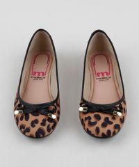 Sapatilha-Feminina-Moleca-Bico-Redondo-Estampada-Animal-Print-Onca-com-Laco-Marrom-9963522-Marrom_5