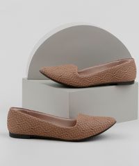 Slipper-Feminino-Moleca-Bico-Fino-Texturizado-Bege-9963523-Bege_1