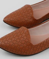 Slipper-Feminino-Moleca-Bico-Fino-Texturizado-Caramelo-9963524-Caramelo_3