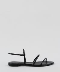 Rasteirinha-Feminina-Oneself-Texturizada-Cobra-Preta-9802898-Preto_2
