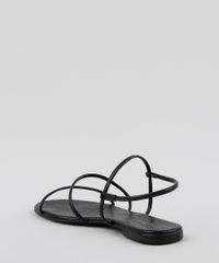 Rasteirinha-Feminina-Oneself-Texturizada-Cobra-Preta-9802898-Preto_4