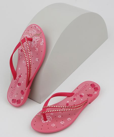 Chinelo-Infantil-Grendha-Bela-Estampada-Floral-Rosa-Escuro-9958769-Rosa_Escuro_1
