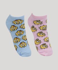Kit-de-2-Meias-Femininas-Cano-Baixo-Os-Simpsons-Estampada-Multicor-9961791-Multicor_1