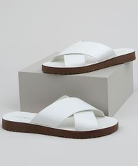 Rasteirinha-Feminina-Oneself-com-Tiras-Cruzadas-Branca-9962442-Branco_1