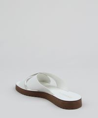 Rasteirinha-Feminina-Oneself-com-Tiras-Cruzadas-Branca-9962442-Branco_4