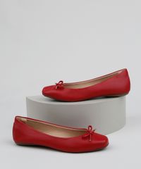 Sapatilha-Feminina-Via-Uno-Bico-Quadrado-com-Laco-Vermelha-9963499-Vermelho_1