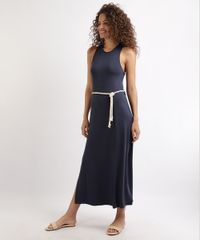 Vestido-Feminino-Longo-Sem-Manga-Decote-Nadador---Cinto-Azul-Marinho-9952967-Azul_Marinho_1