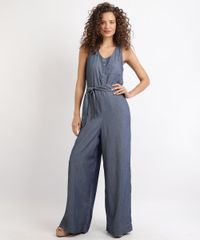 Macacao-Jeans-Feminino-Pantalona-com-Botoes-e-Faixa-para-Amarrar-Azul-9961388-Azul_1
