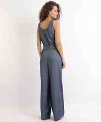 Macacao-Jeans-Feminino-Pantalona-com-Botoes-e-Faixa-para-Amarrar-Azul-9961388-Azul_2