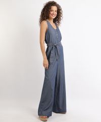 Macacao-Jeans-Feminino-Pantalona-com-Botoes-e-Faixa-para-Amarrar-Azul-9961388-Azul_3