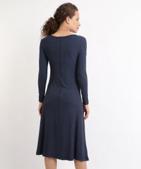 Vestido-Feminino-Midi-Canelado-Manga-Longa-Azul-Marinho-9946014-Azul_Marinho_2